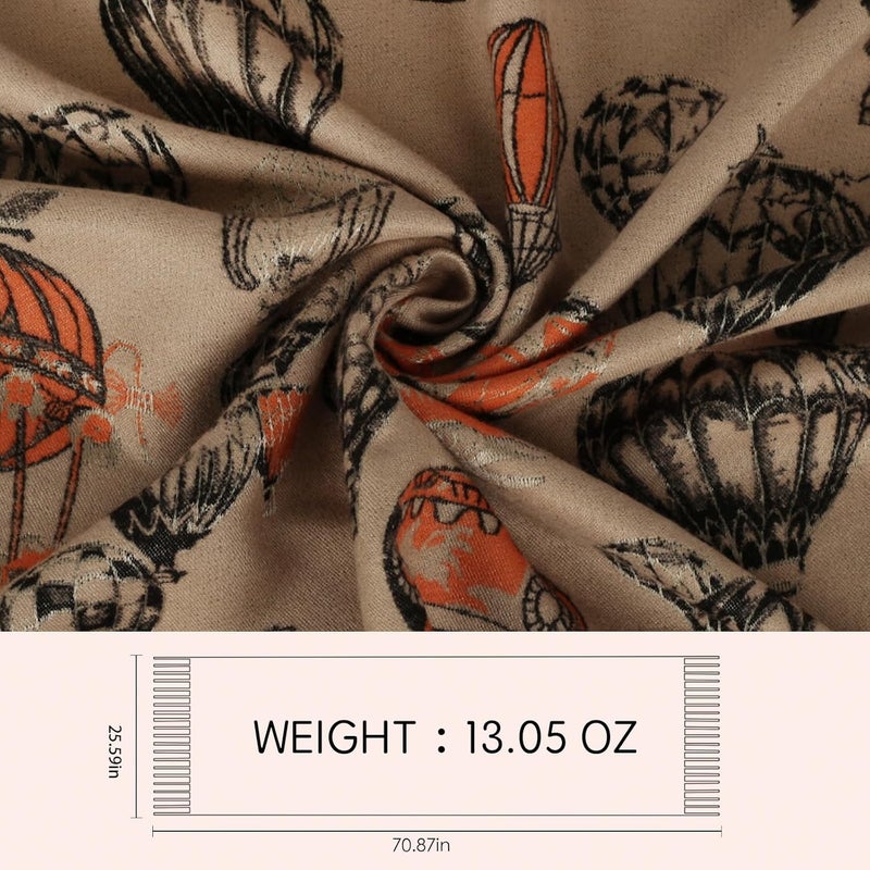 EXTREE Scarfs for Women Pashmina Silky Shawl Wrap for Evening Dressing Blanket Open Front Poncho Cape - Image 2